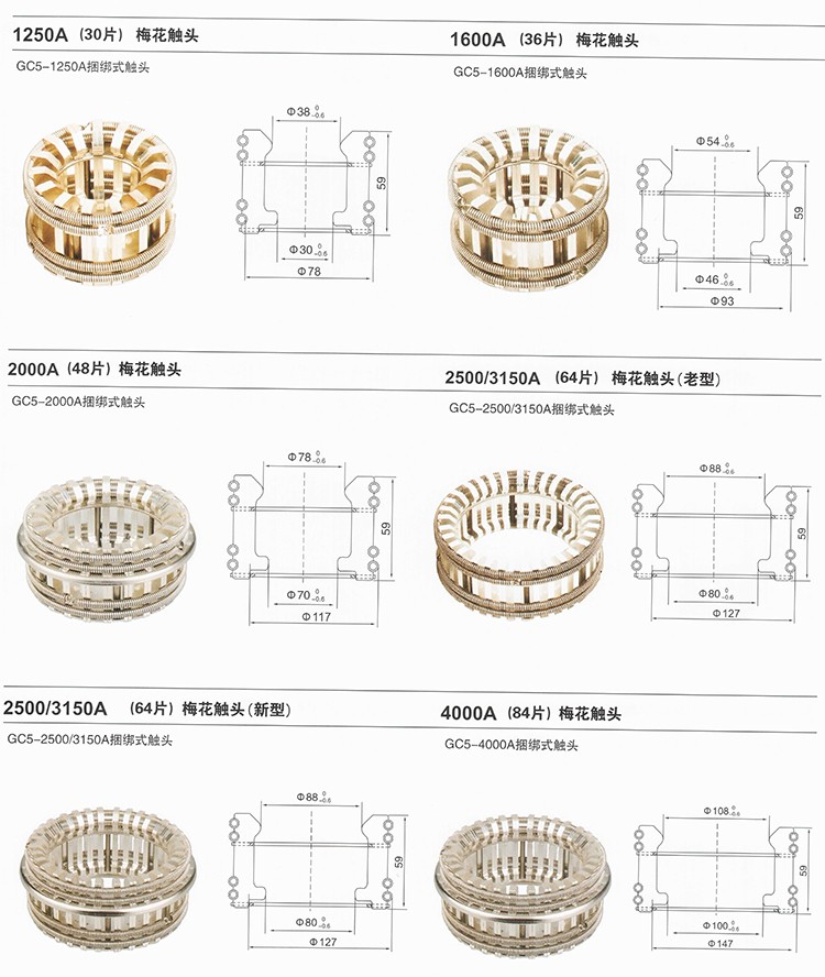 斷路器動靜觸頭