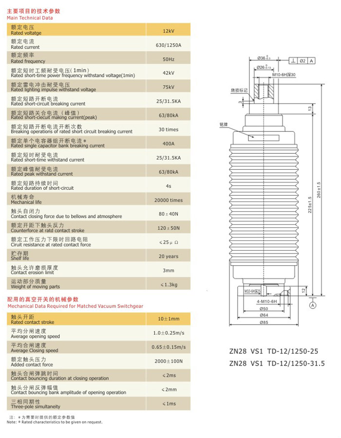 斷路器真空滅弧室