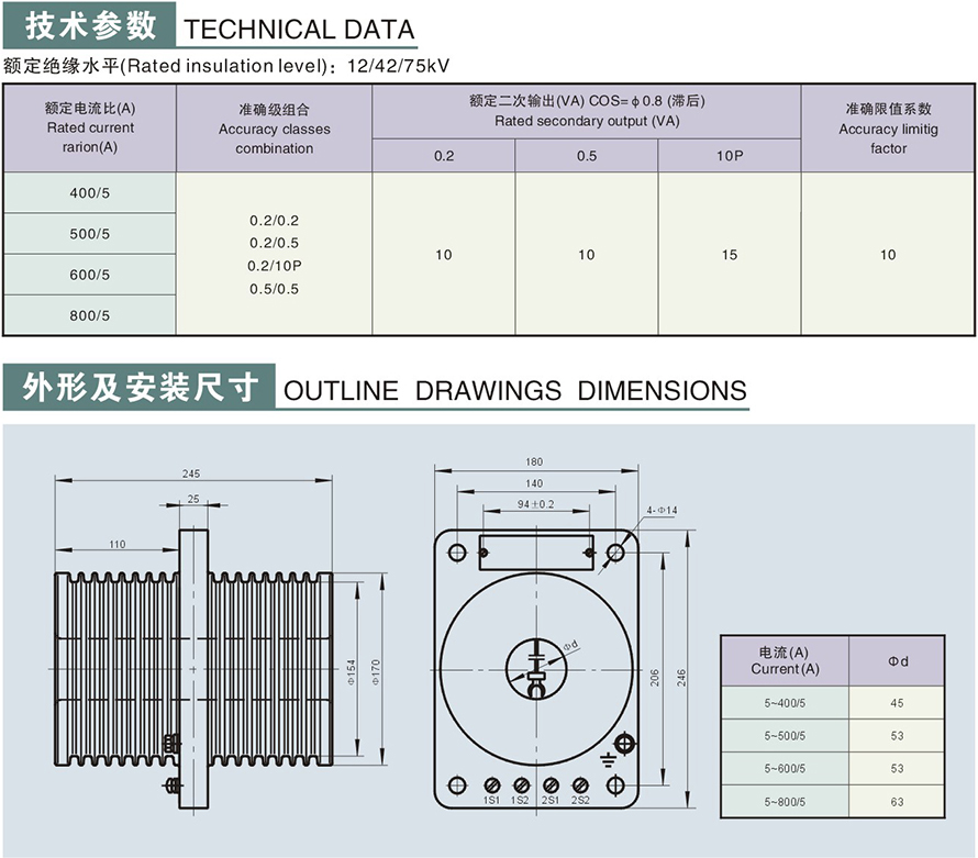 LMZ-10Q型電流互感器